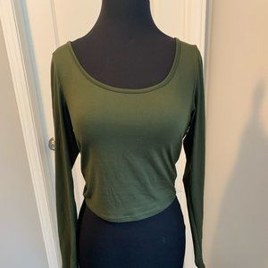 Long Sleeve Crop Top